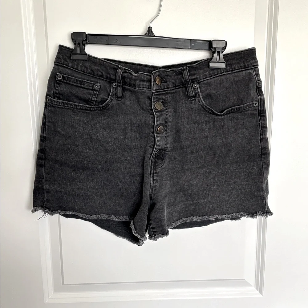 J. Crew | Button Fly High Rise Shorts - Picture 1 of 5